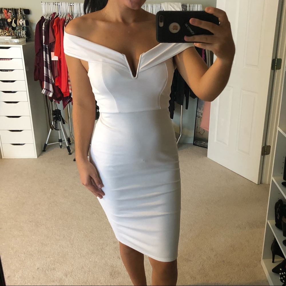 Beautiful Never Word White Dress